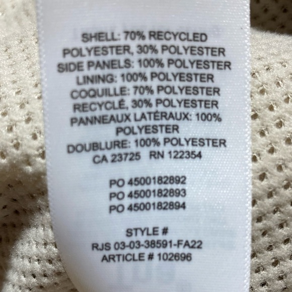 NWOT Aritzia TNA Cody Massive Polar Vest Fleece Sherpa Zip-Up Vest Size Small - Picture 11 of 13